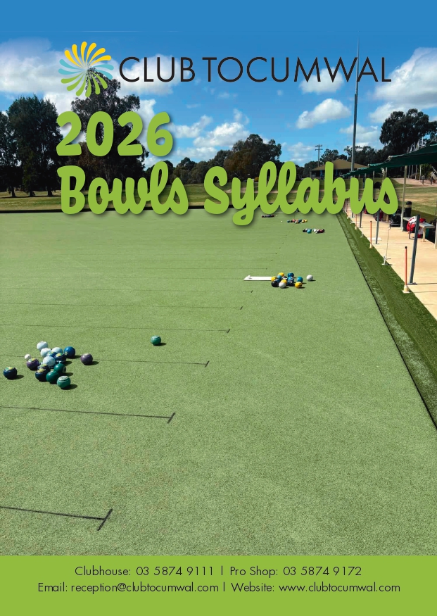 2026 Club Tocumwal Bows Syllabus